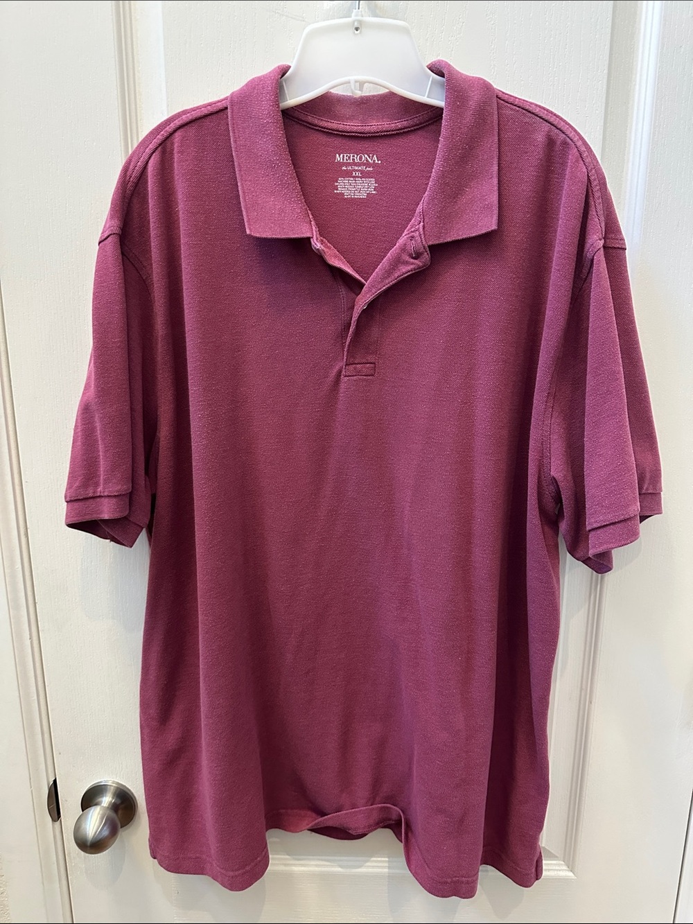 Merona Men's Wine Polo Shirt